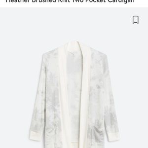 White and Grey cardigan lightweight